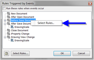 select rules