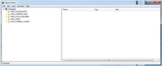 registry editor