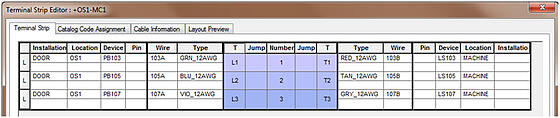 Terminal Strip Editor