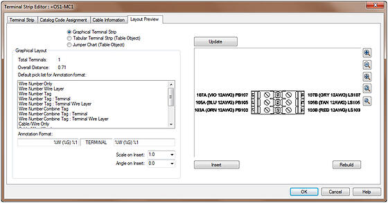 Terminal Strip Editor