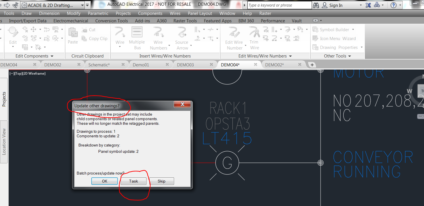 AutoCAD Electrical 2017 Tip