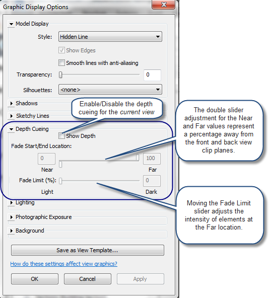 Autodesk® Revit® 2017 Feature enhancement Depth cueing