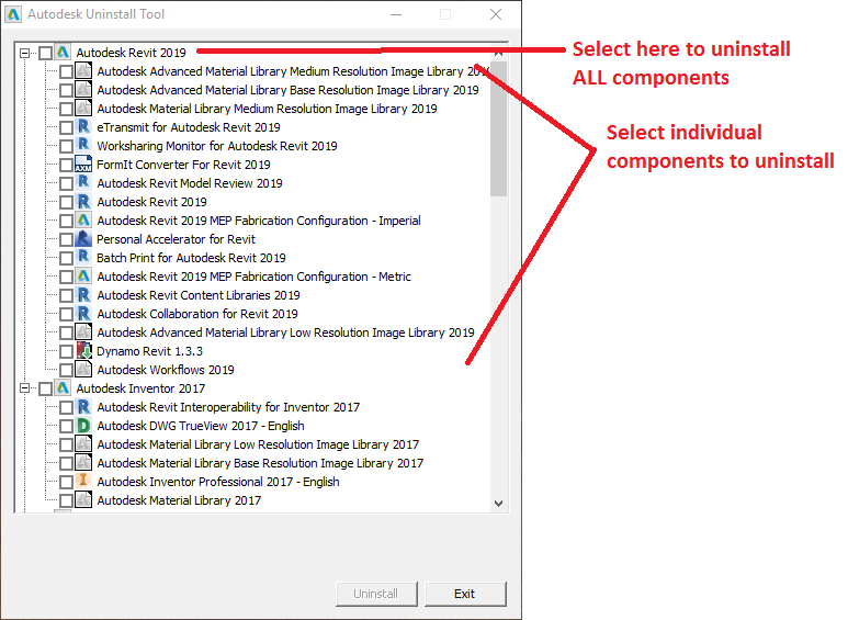 download autodesk uninstall tool