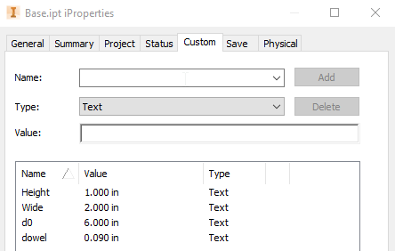 Sharing Parameters in Inventor