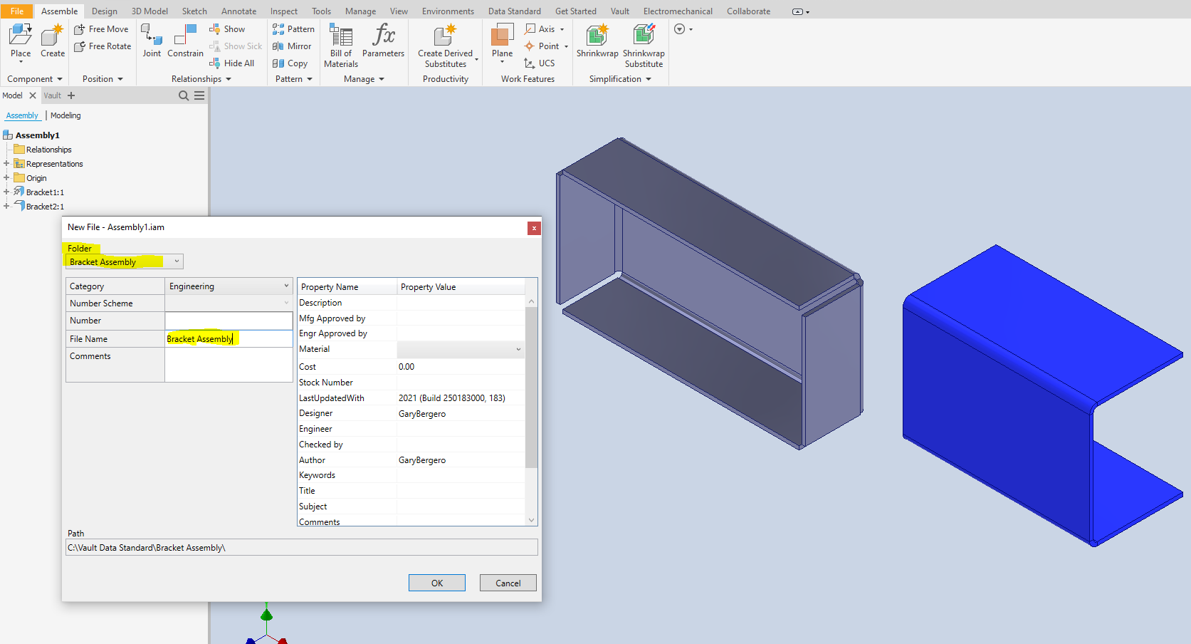 Getting Started with Autodesk Vault Data Standard