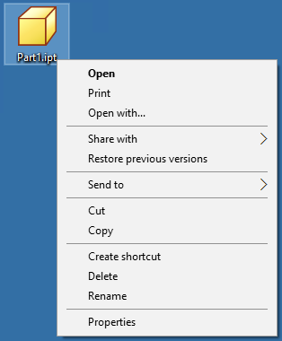 Inventor Tip: Icon Preview and Context Menus Missing in Windows 10