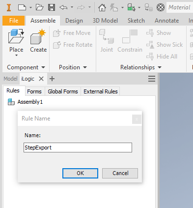 Automate Step File Creation with 10 minutes of iLogic