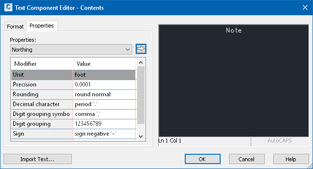 Improving Your Text Component Editor Visibility in Civil 3D