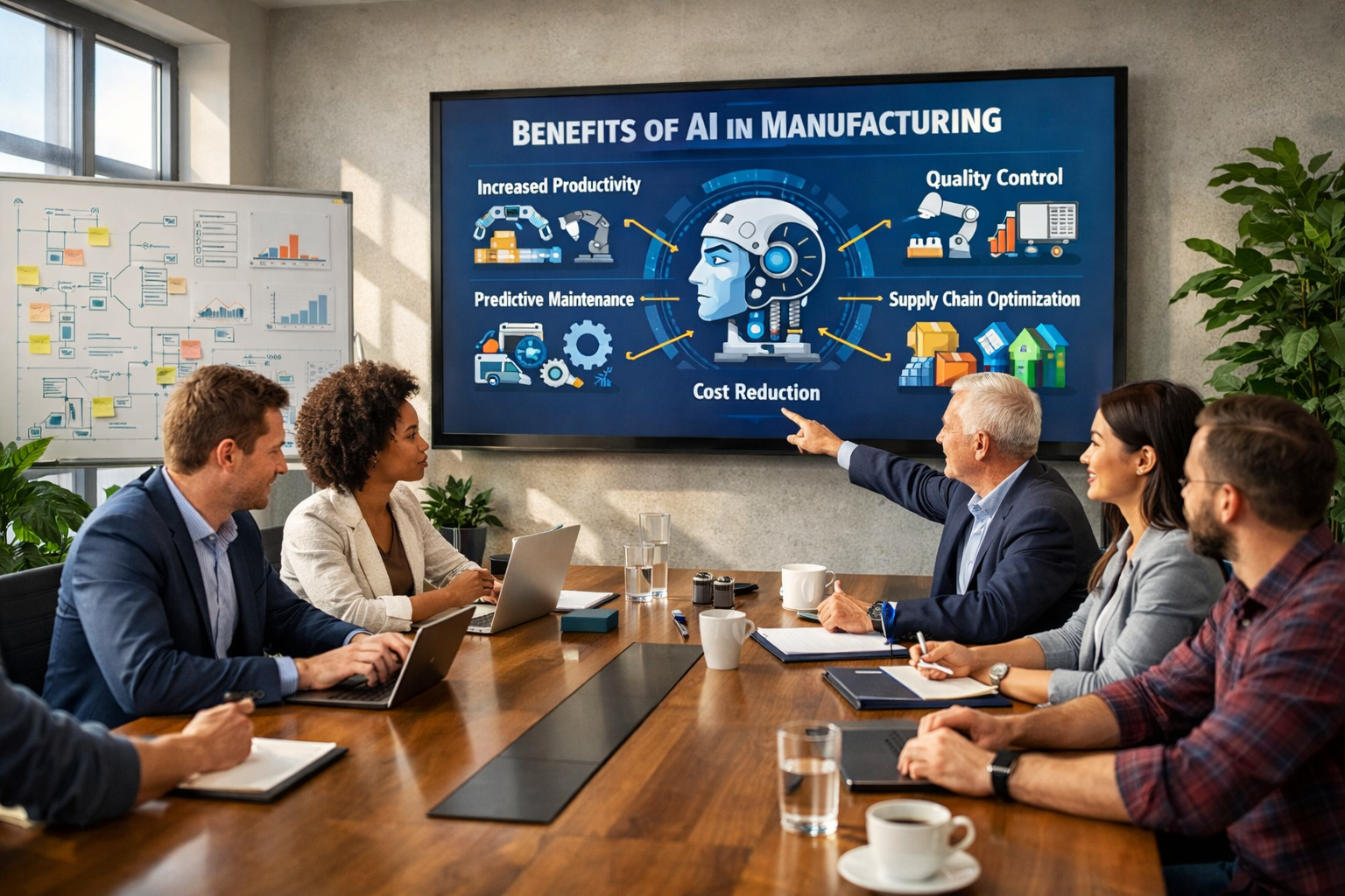 benefits of AI in manufacturing